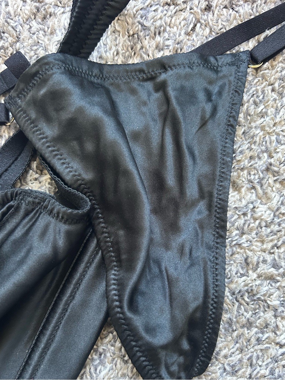 NWT Victoria’s Secret 2 Piece Classic Silk Corset and Panty Small -DD - Picture 4 of 11